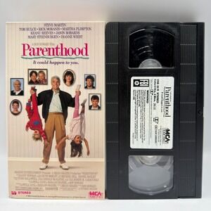 Parenthood VHS 1990 MCA Home Video Steve Martin Keanu Reeves Rick Moranis PG-13